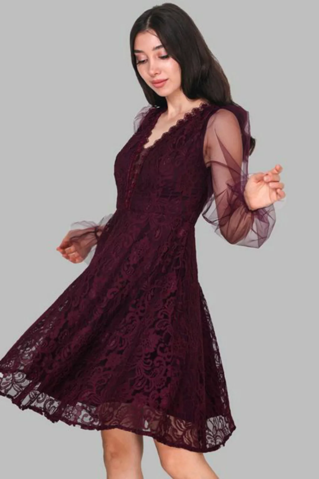 Modabout Abendkleid Kurzes Midikleid Sommerkleid für Damen - NELB0588D5151M günstig online kaufen