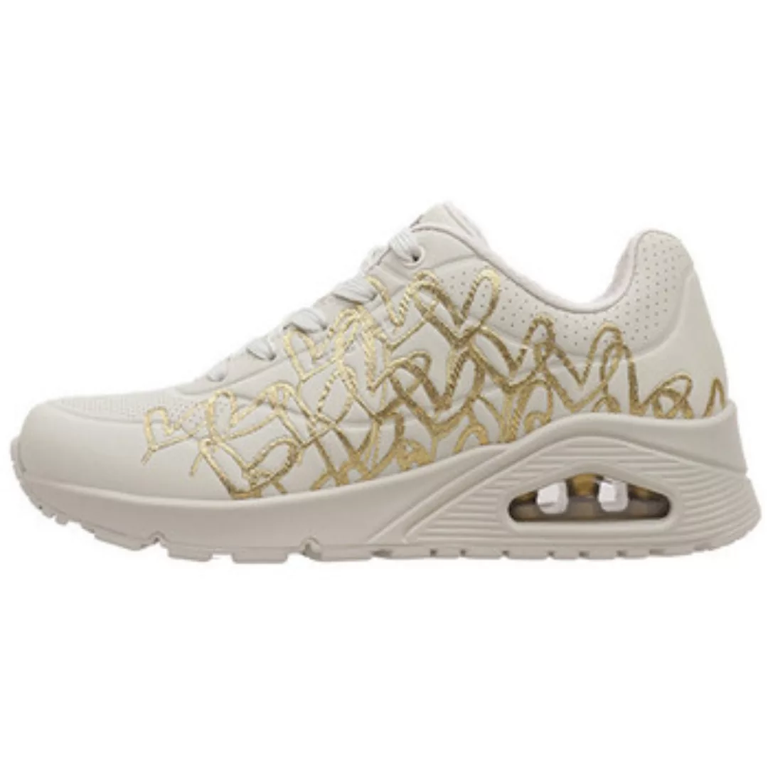 Skechers Sneaker "UNO-GOLDEN HEART", Freizeitschuh, Schnürschuh mit goldfar günstig online kaufen