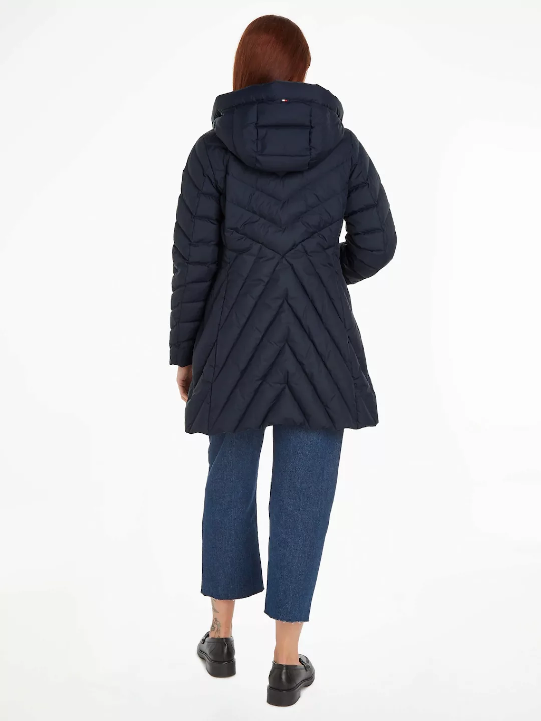 Tommy Hilfiger Steppmantel CHEVRON MW PADDED COAT mit mittelstarker Wattier günstig online kaufen