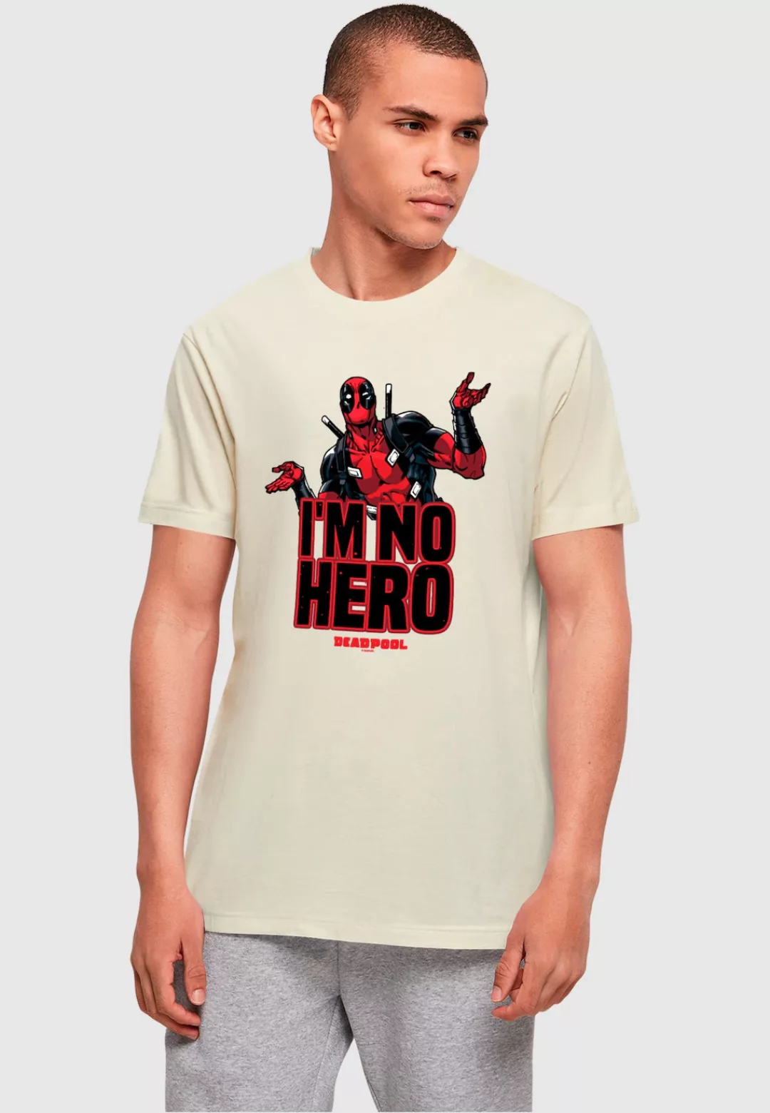 ABSOLUTE CULT T-Shirt "ABSOLUTE CULT Herren Deadpool - I Am No Hero T-Shirt günstig online kaufen