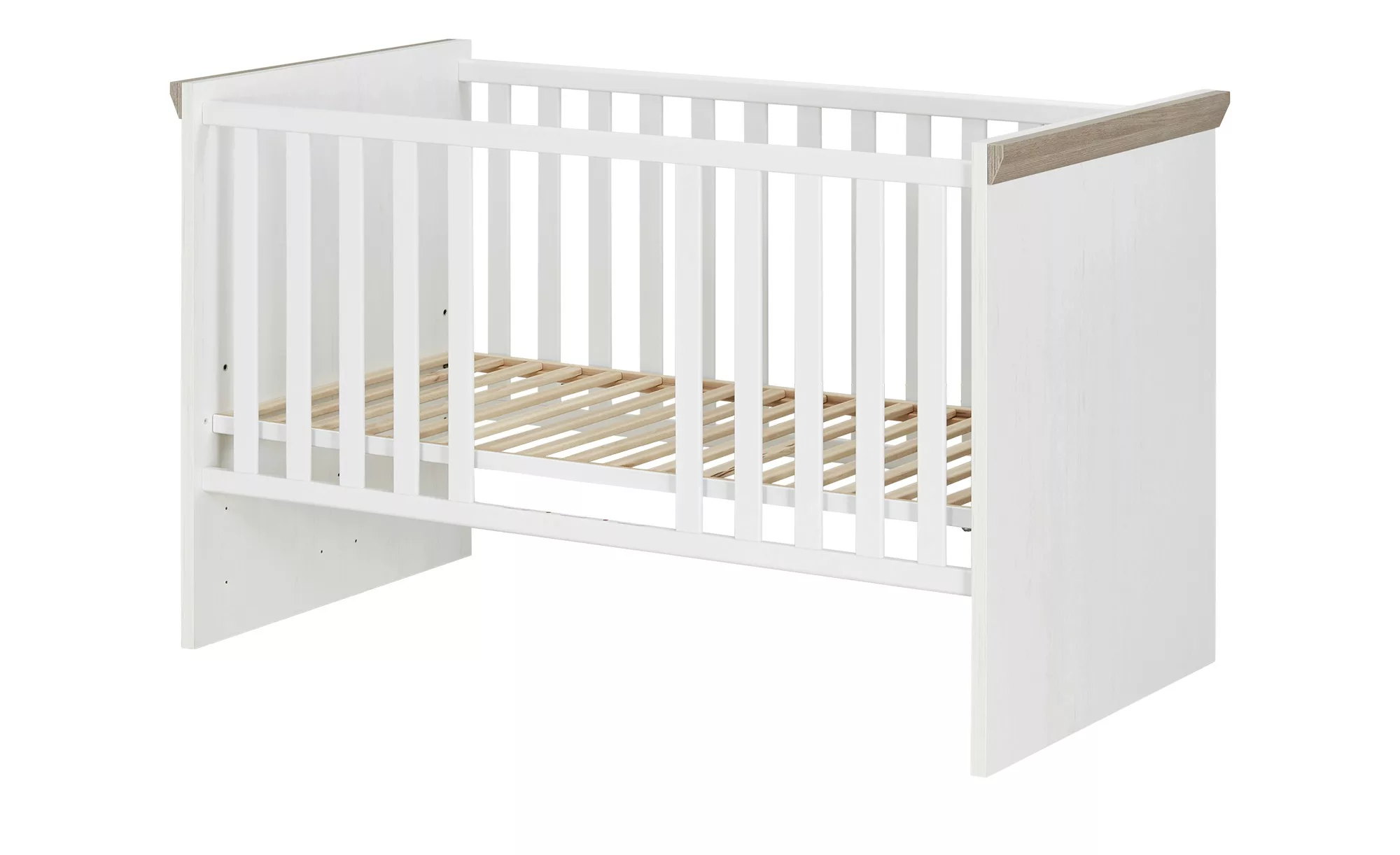 Babybett - weiß - 78 cm - 93 cm - Baby > Babymöbel > Babybetten - Möbel Kra günstig online kaufen