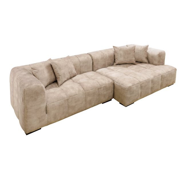 riess-ambiente Ecksofa ZERO GRAVITY 305cm champagner, Einzelartikel 1 Teile günstig online kaufen