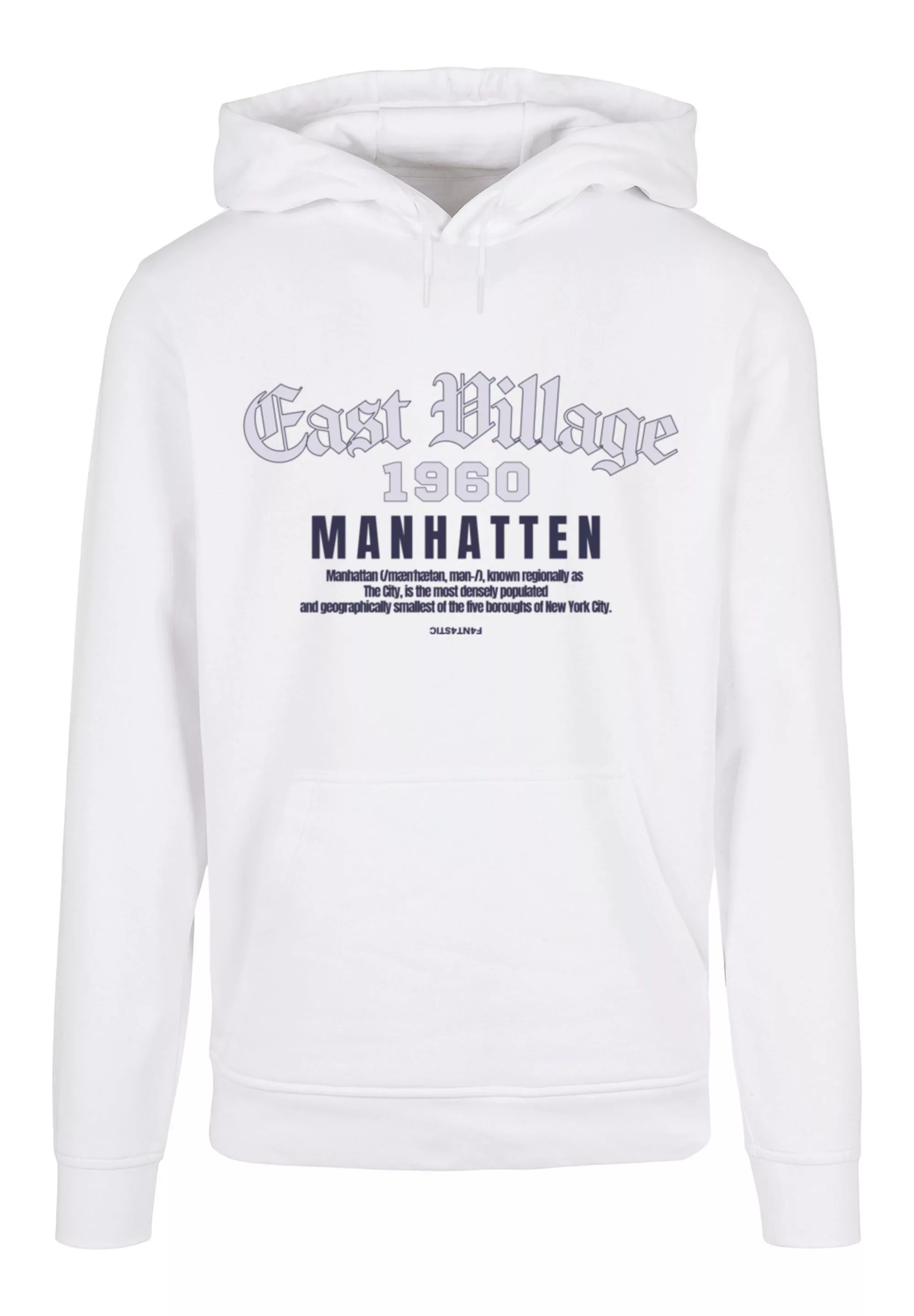 F4NT4STIC Kapuzenpullover "East Village Manhatten HOODIE", Print günstig online kaufen