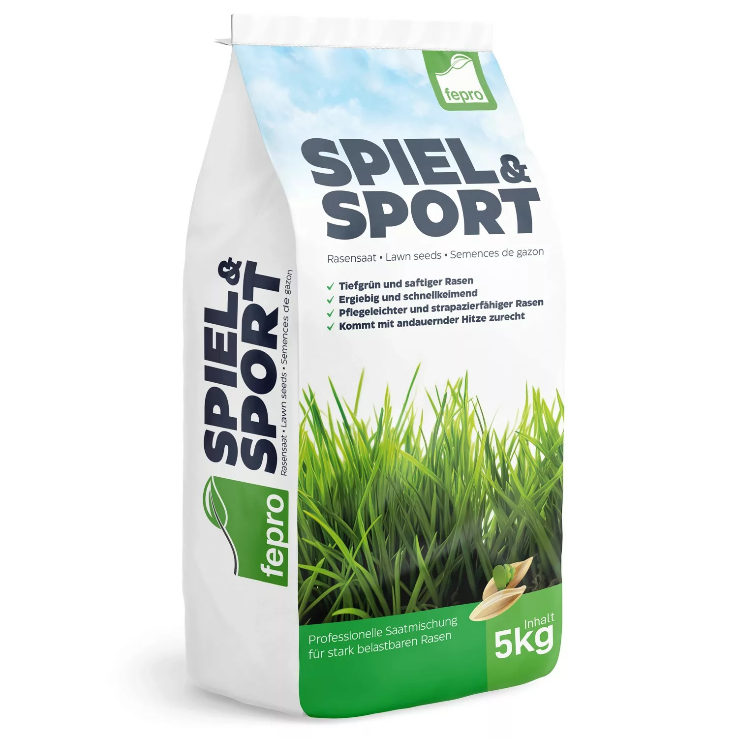 Fepro Spiel- und Sport-Rasensamen 5 kg günstig online kaufen