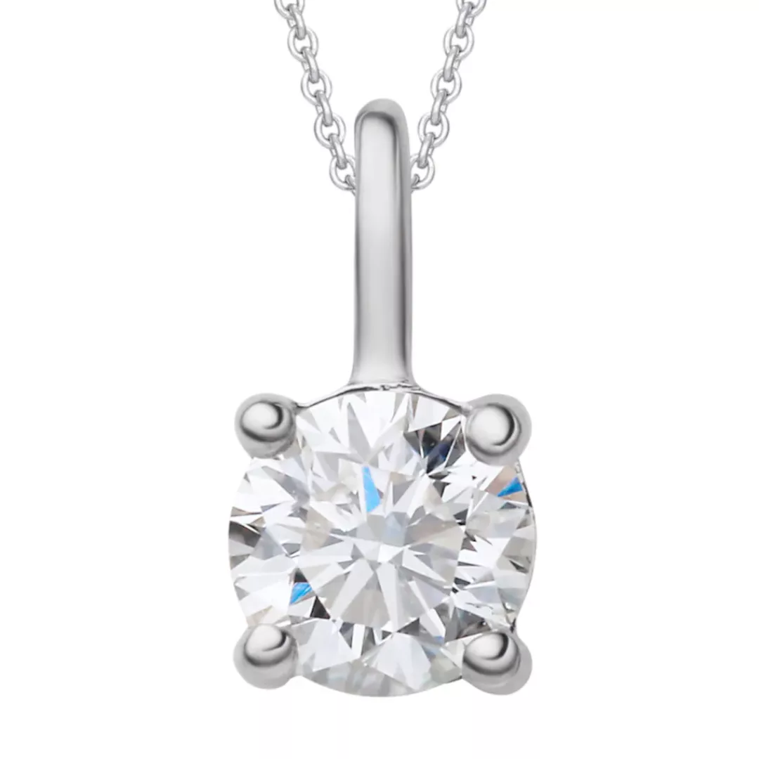 ONE ELEMENT Kettenanhänger "0.25 ct Diamant Brillant Anhänger aus 750 Weißg günstig online kaufen