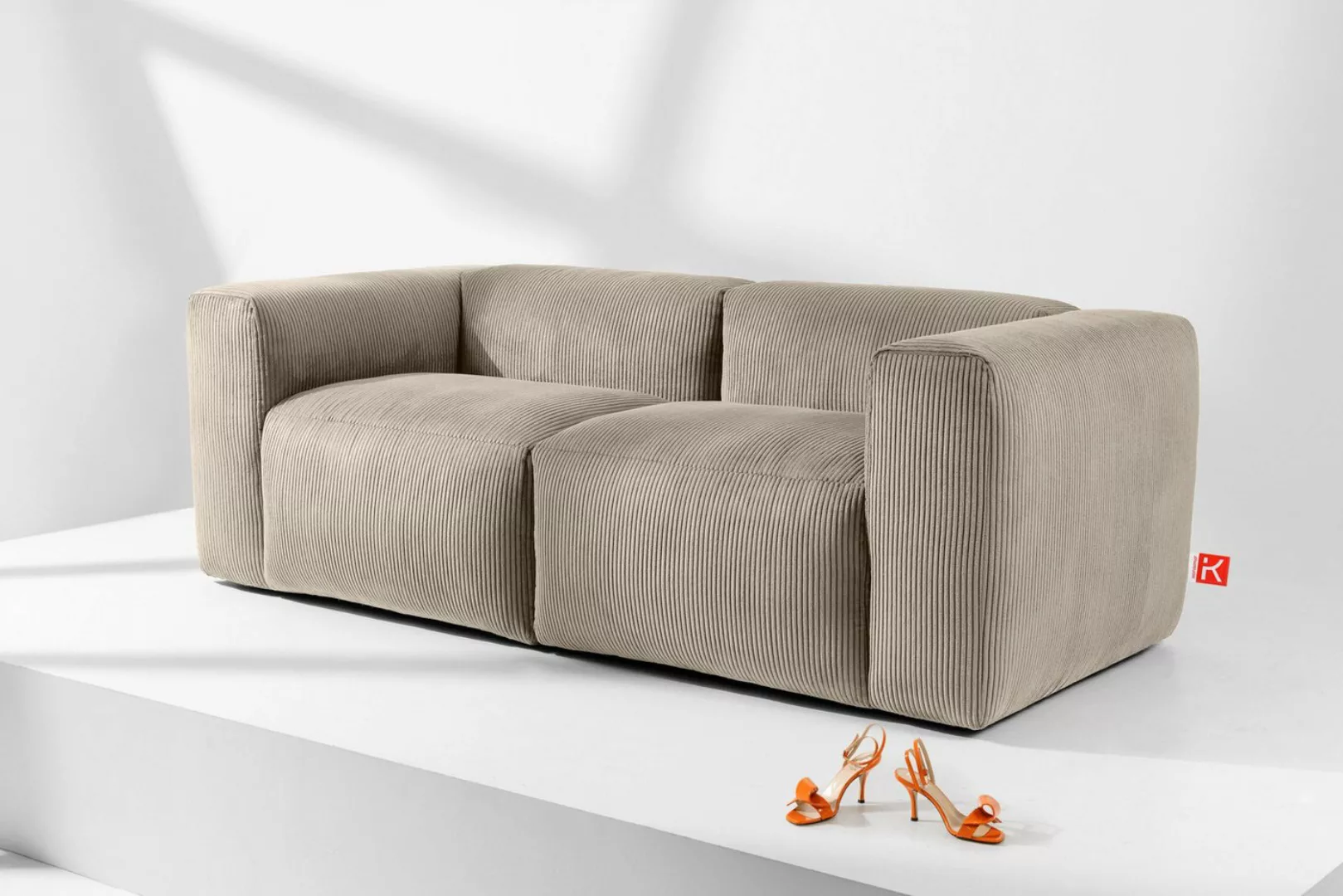 KONSIMO 3-Sitzer BUFFO Einzelsofa, modulares Sofa, hergestellt in der EU, e günstig online kaufen