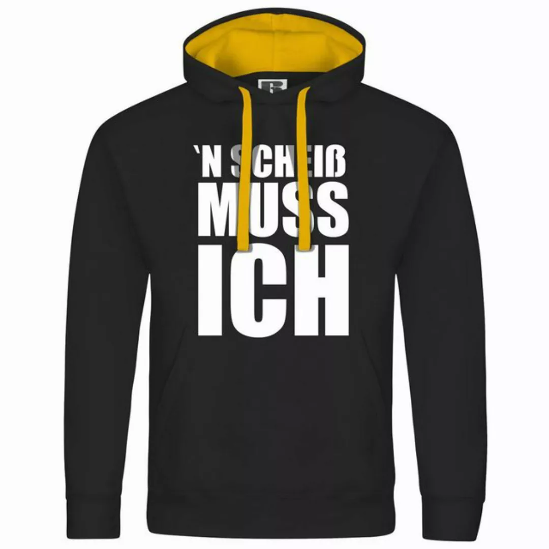 deinshirt Kapuzenpullover Herren Kapuzenpullover N Scheiß muss ich Mit Prin günstig online kaufen