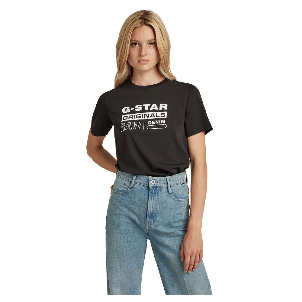 G-star Originals Label Kurzarm T-shirt XS Dark Black günstig online kaufen
