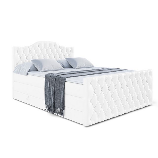 ALTDECOR Boxspringbett VILA-1-Z KING (Multipocket-Matratze H4, H3 Matratze günstig online kaufen