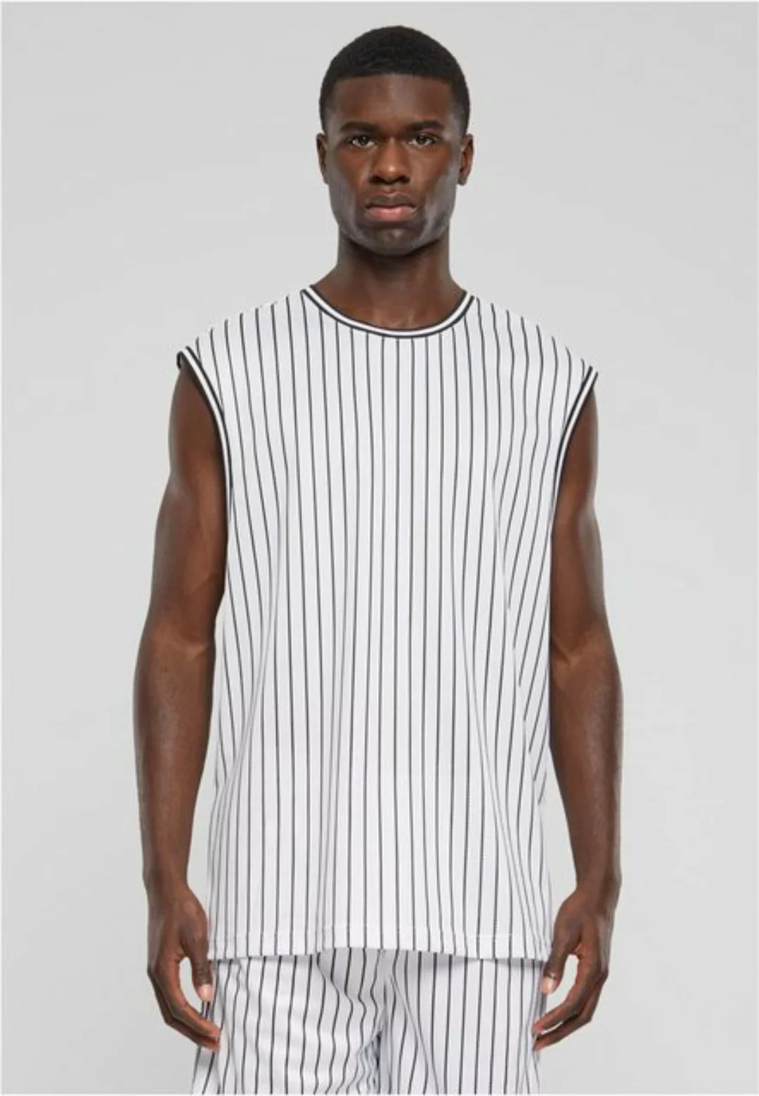 URBAN CLASSICS T-Shirt Striped Mesh Tanktop günstig online kaufen