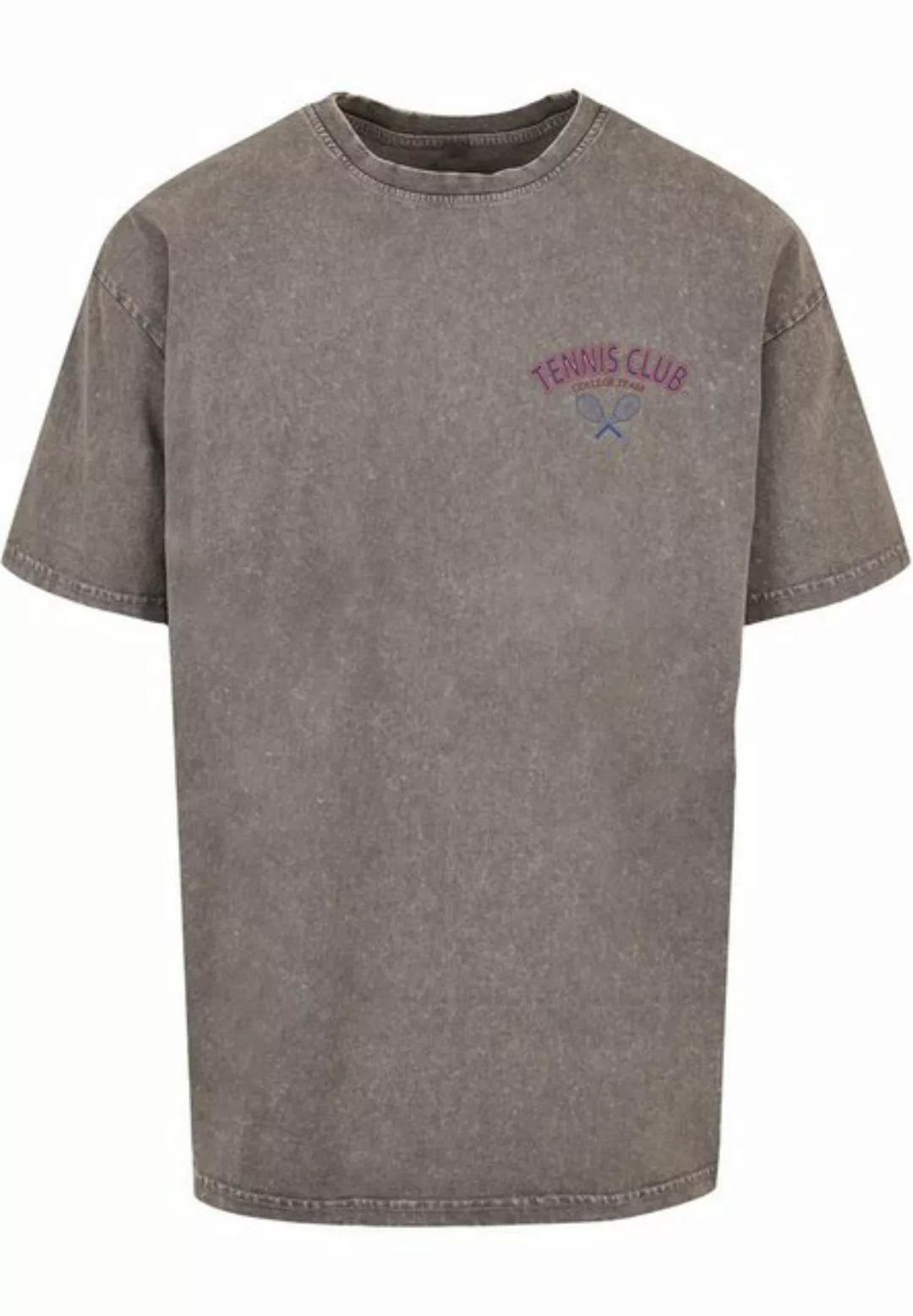 Merchcode T-Shirt Merchcode Herren College Club Acid Washed Oversized Tee ( günstig online kaufen