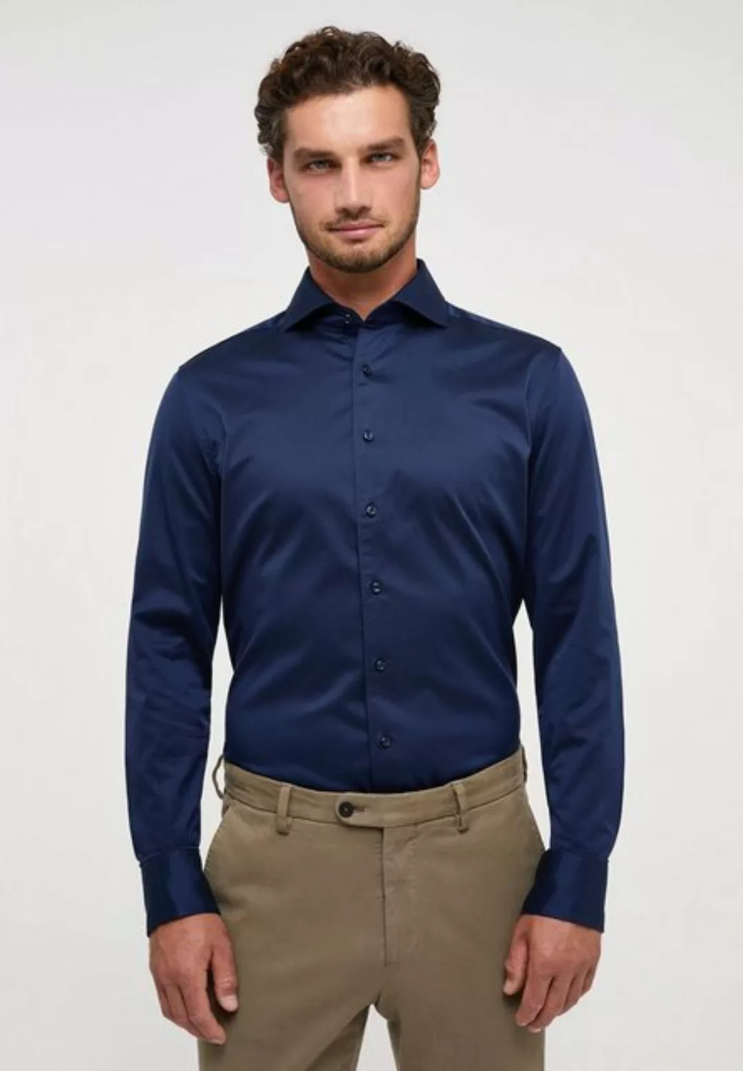 Eterna Langarmhemd SLIM FIT EASY IRON (bügelleicht) günstig online kaufen