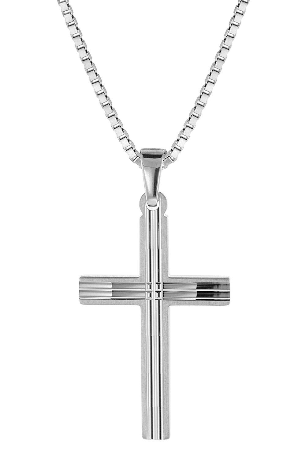 trendor Kette mit Anhänger Kreuz mit günstig online kaufen