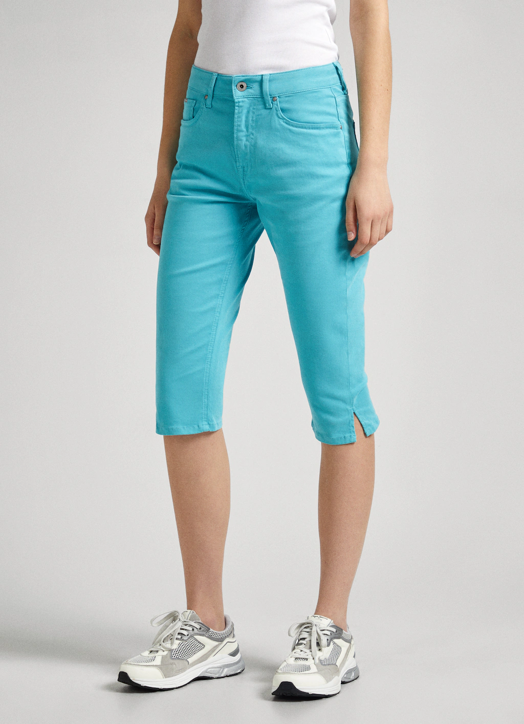 Pepe Jeans Caprijeans SKINNY CROP mit kleinen Schlitzen günstig online kaufen