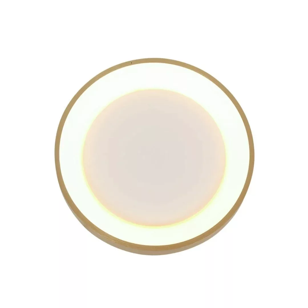 LED Deckenleuchte Ringlede in Gold und Weiß 2x 10W 1600lm günstig online kaufen