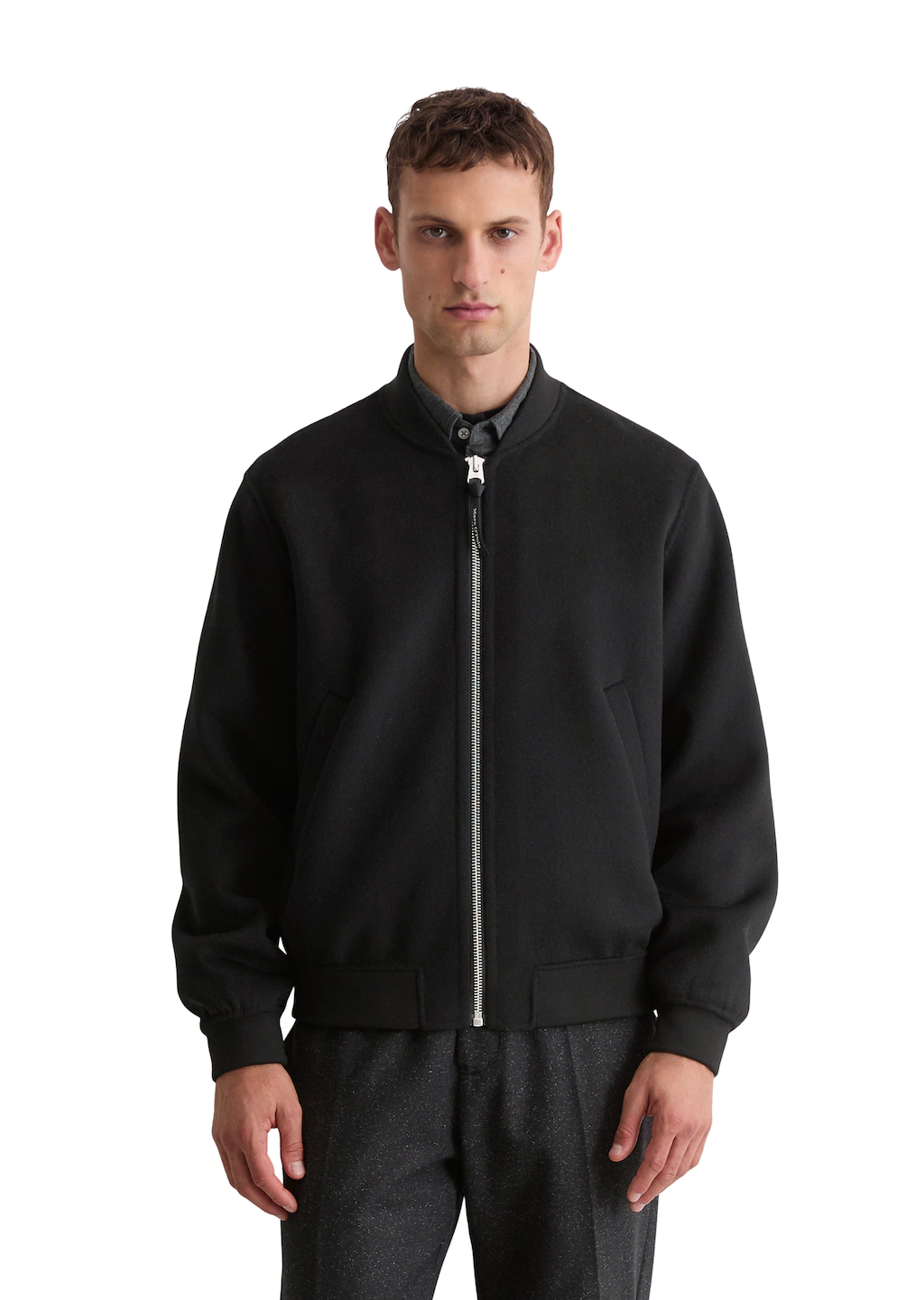 Marc OPolo Blouson, regular fit aus recyceltem Woll-Mix günstig online kaufen