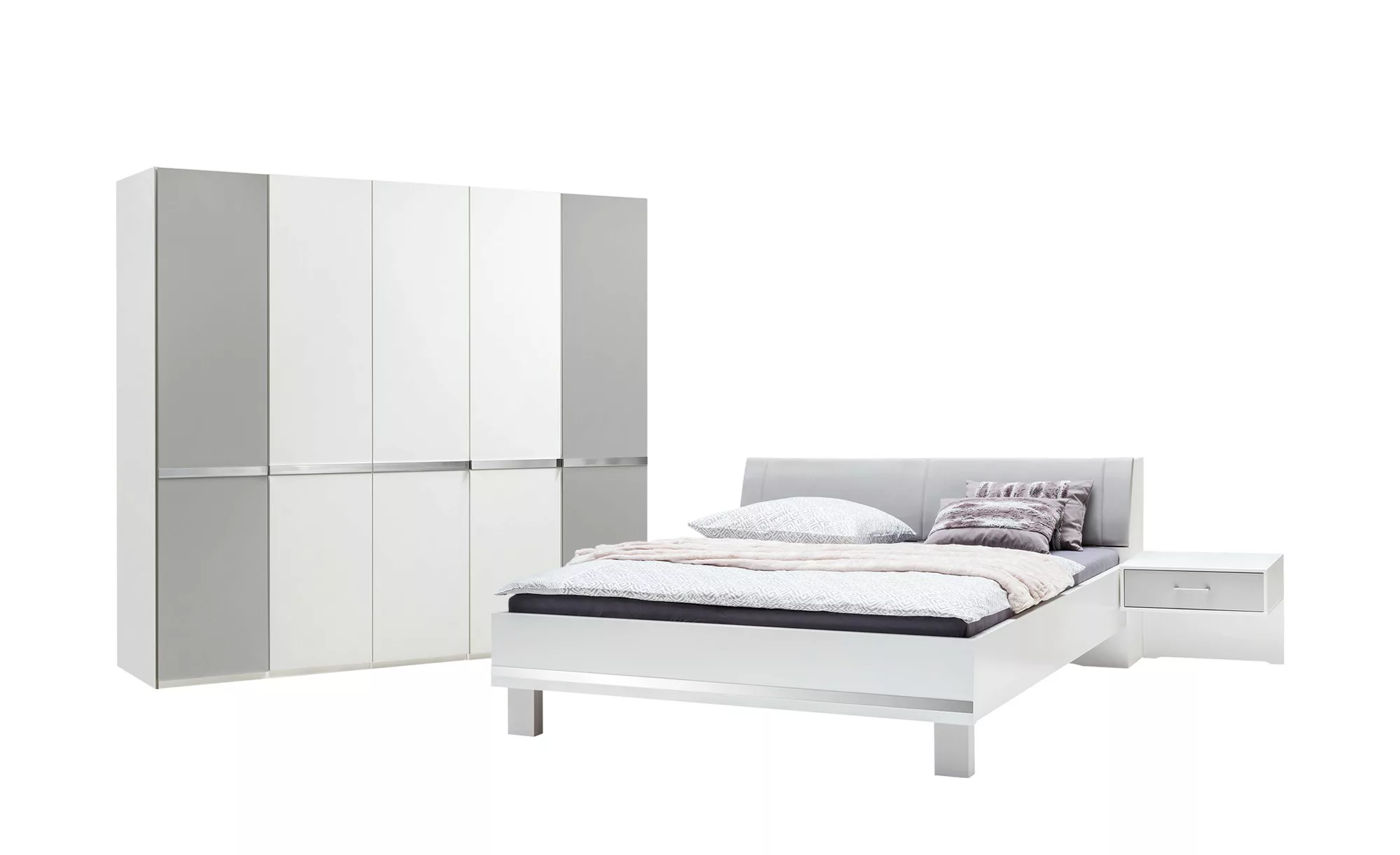 uno Schlafzimmer, 4-teilig - weiß - Komplett-Schlafzimmer - Möbel Kraft günstig online kaufen