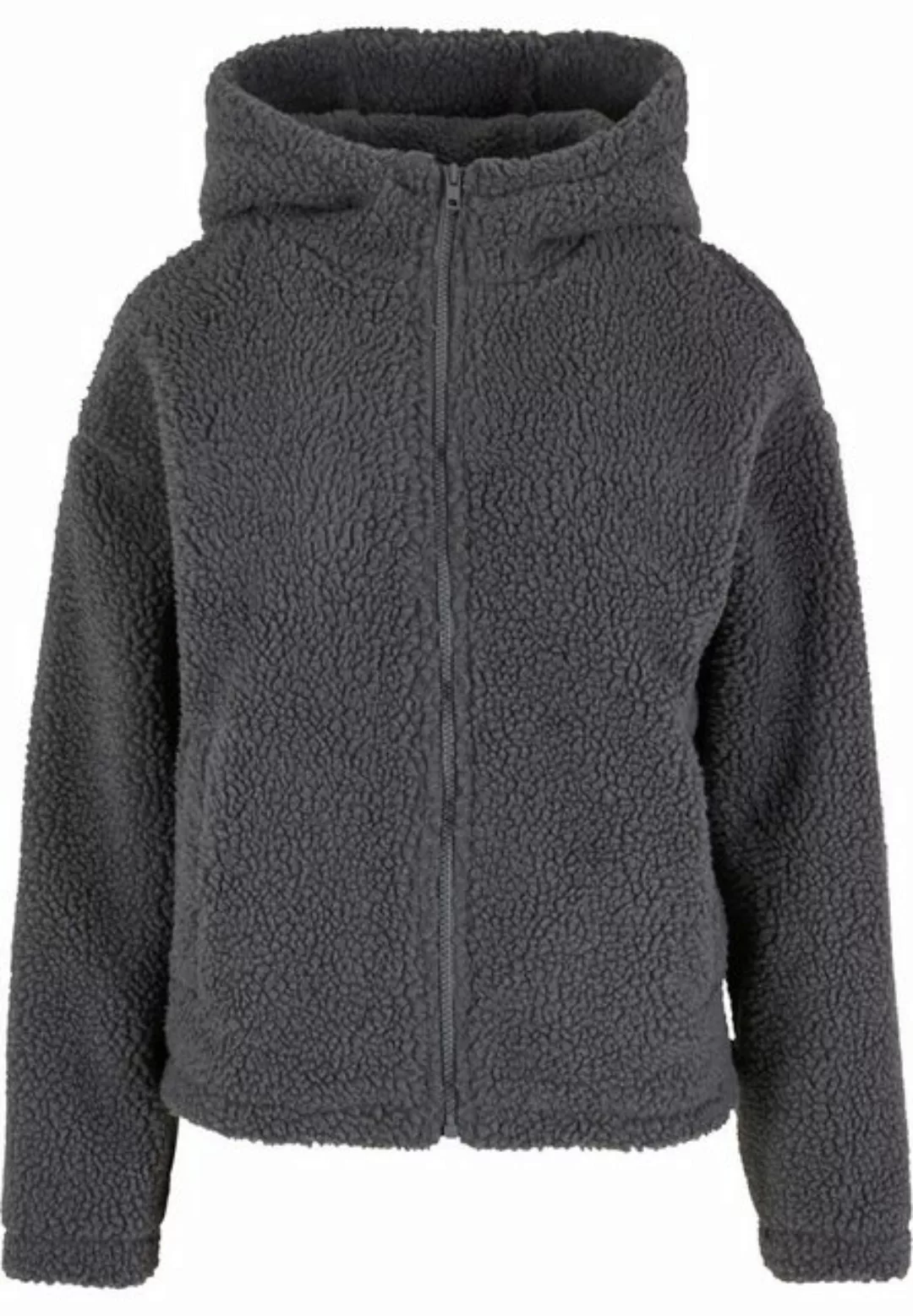 URBAN CLASSICS Allwetterjacke Urban Classics Ladies Short Hooded Sherpa Jac günstig online kaufen