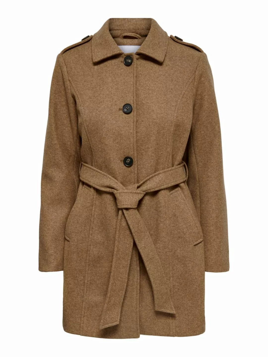 ONLY Gürtel Trenchcoat Damen Braun günstig online kaufen