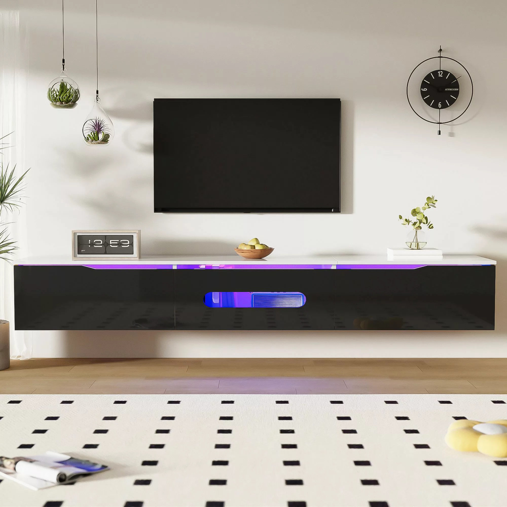 Ulife Lowboard TV-Schrank Fernsehtisch,TV-Board,TV-Ständer, TV-Panel, 180cm günstig online kaufen