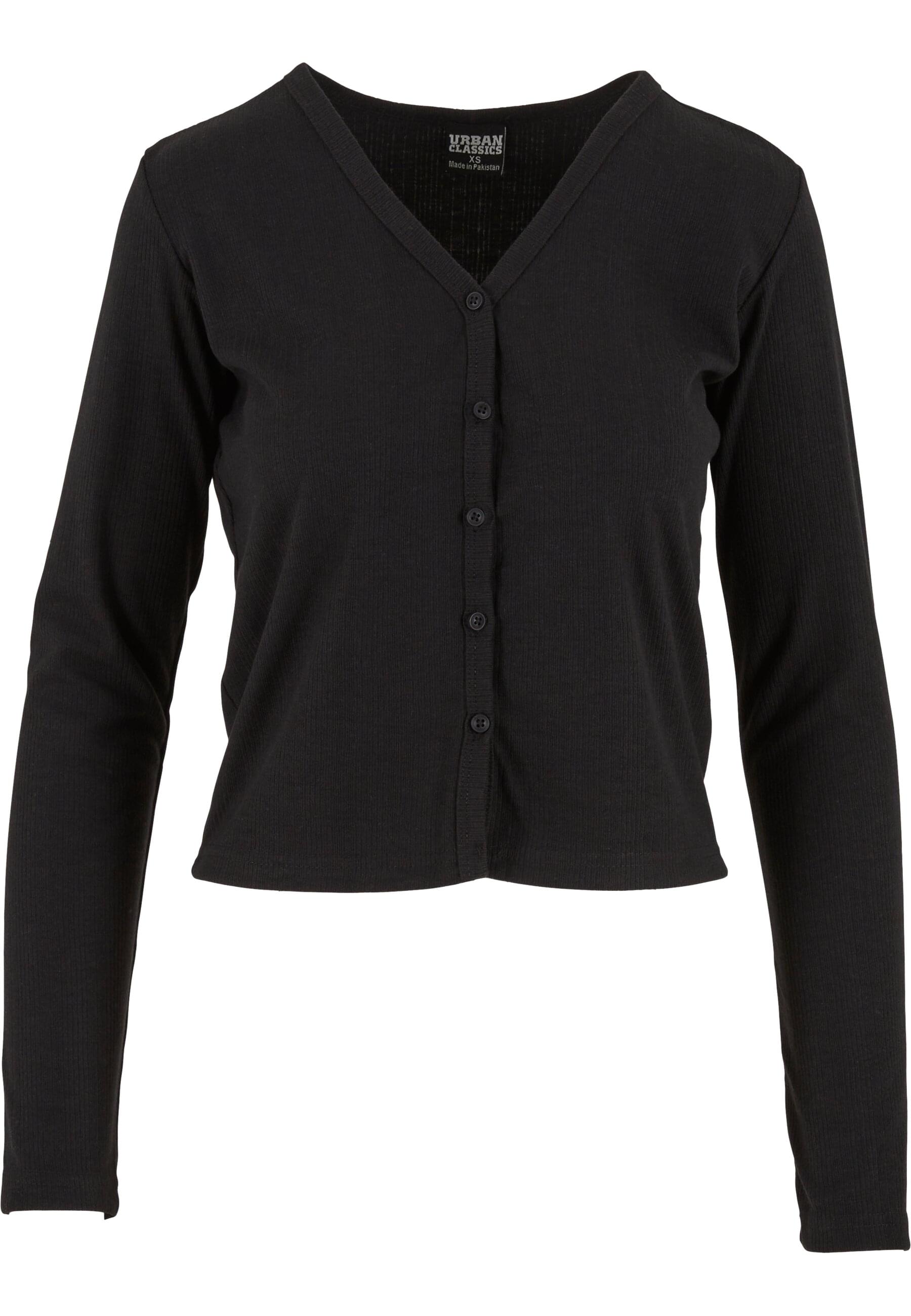 URBAN CLASSICS Strickjacke "Urban Classics Ladies Rib Cardigan" günstig online kaufen