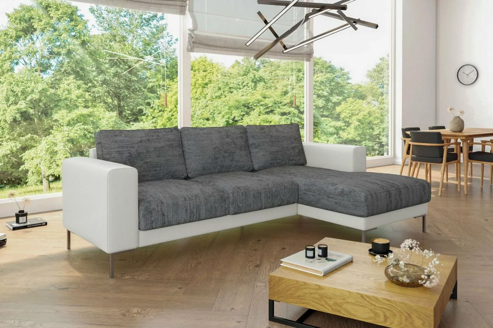 99rooms Ecksofa Aversa, L-Form, Eckcouch, Ottomane links oder rechts bestel günstig online kaufen