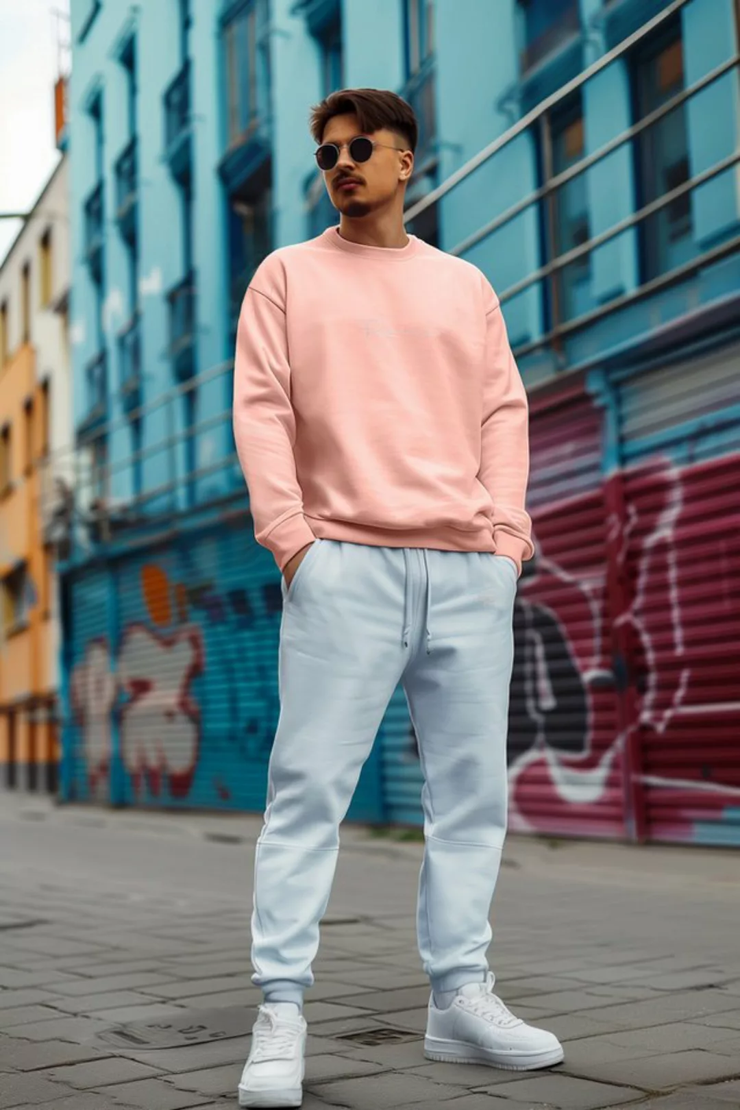 Reichstadt Longsleeve Oversize Langarm Shirt 23RS042 Old Pink M mit Stitchi günstig online kaufen