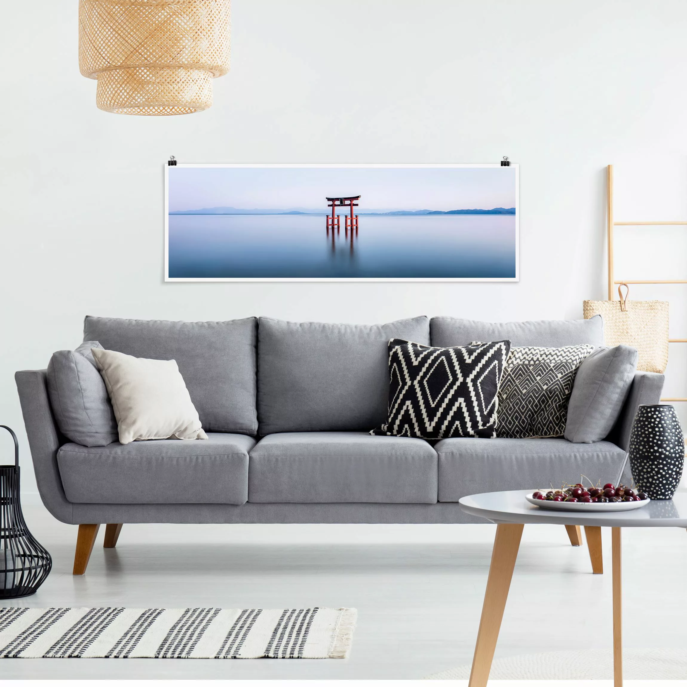 Poster Torii im Wasser günstig online kaufen