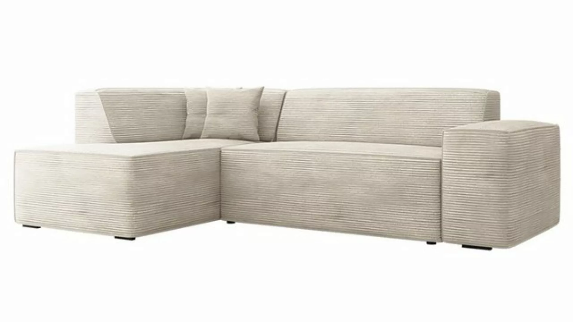 MIRJAN24 Ecksofa Lordin Cord, Eckcouch mit Kissen-Set, Polstersofa, Polster günstig online kaufen