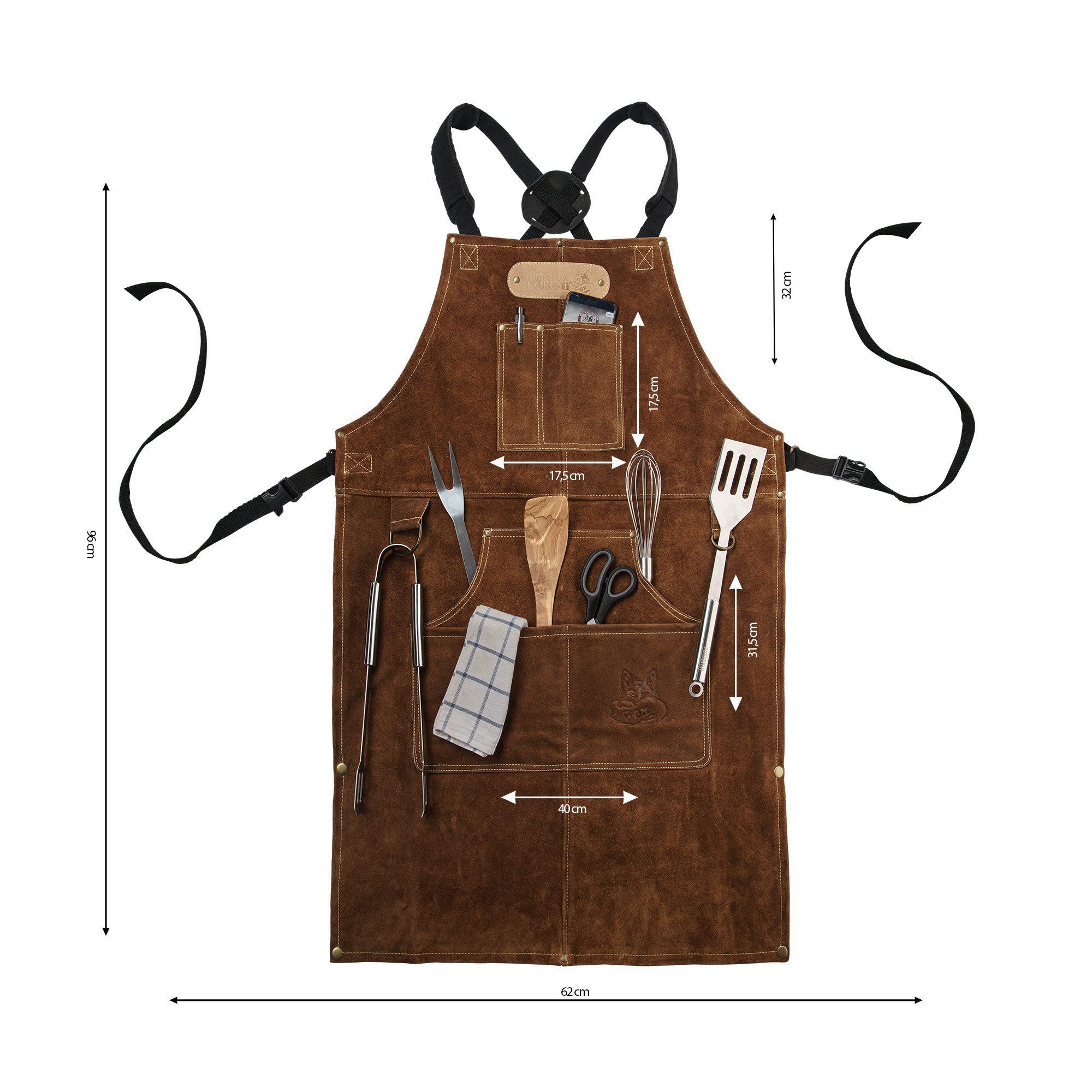 BLACK FOREST FOX Grillschürze ROUGH Büffel günstig online kaufen