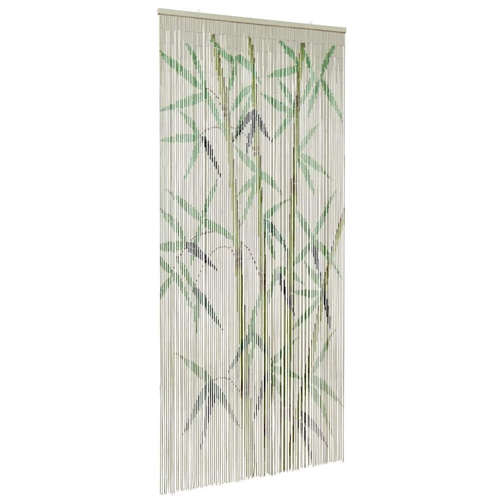 vidaXL Insektenschutz-Vorhang Insekten-Türvorhang Bambus Druck 100x220 günstig online kaufen