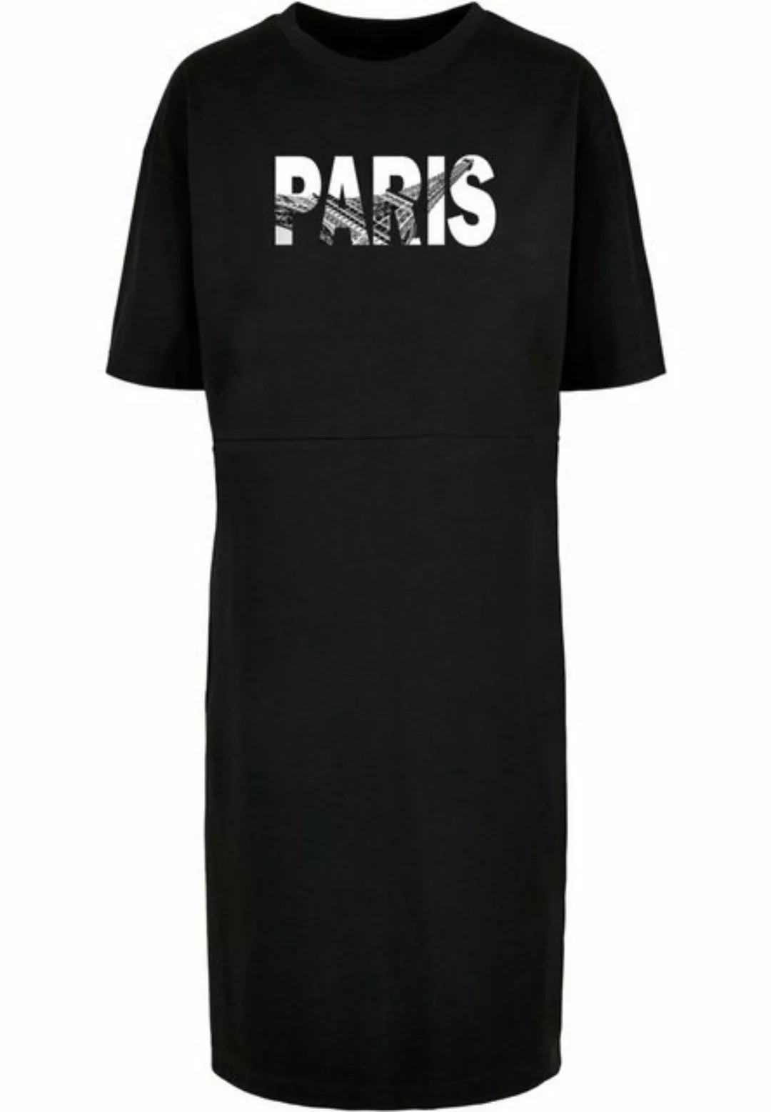 Merchcode Shirtkleid Merchcode Damen Ladies Paris Eiffel Tower Oversized Sl günstig online kaufen