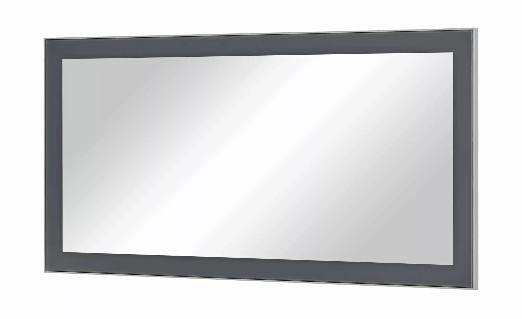 Spiegel 120 x 60 cm Duna ¦ grau ¦ Glas,Aluminium,Holzwerkstoff ¦ Maße (cm): günstig online kaufen