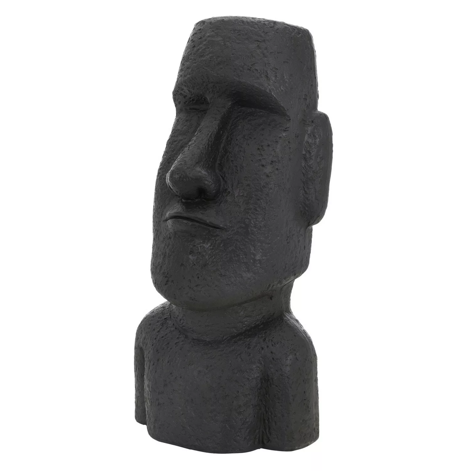 ECD Germany Moai Figur Rapa Nui Kopf 53,5 cm Hoch Steinguss Kunstharz Anthr günstig online kaufen