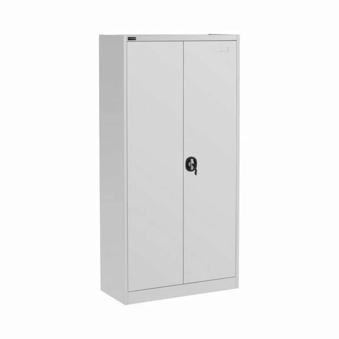 Fromm&Starck Aktenschrank Metallschrank 180 cm Mehrzweckschrank grau abschl günstig online kaufen