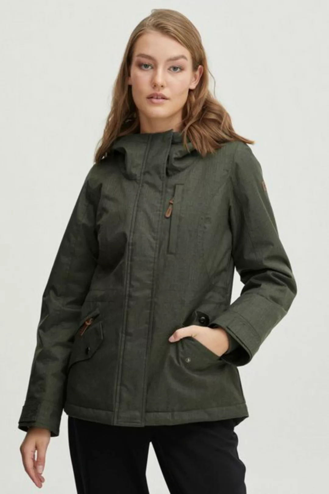 OXMO Kurzjacke OXBellissa Warme Jacke mit hochabschließendem Kragen günstig online kaufen