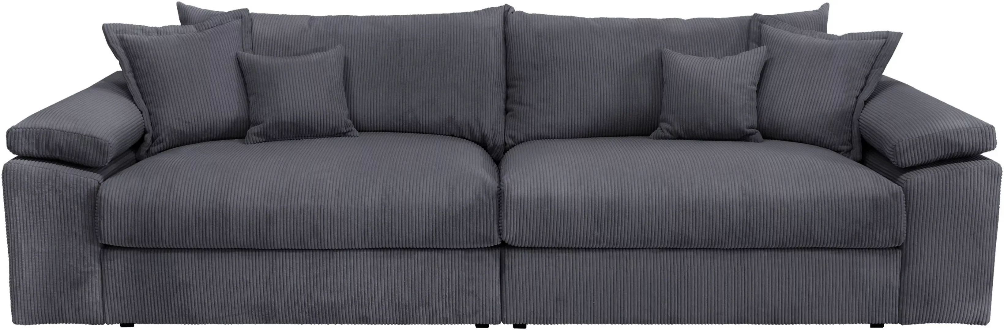 Home affaire Big-Sofa "Soft&Cosy XXL - Breite 303 cm", Mega-Sofa, in Cord, günstig online kaufen