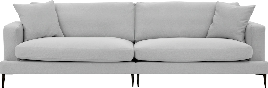 Leonique Big-Sofa "Cozy elegantes Designsofa, Maße B/T/H: 252/97/80 cm", mi günstig online kaufen