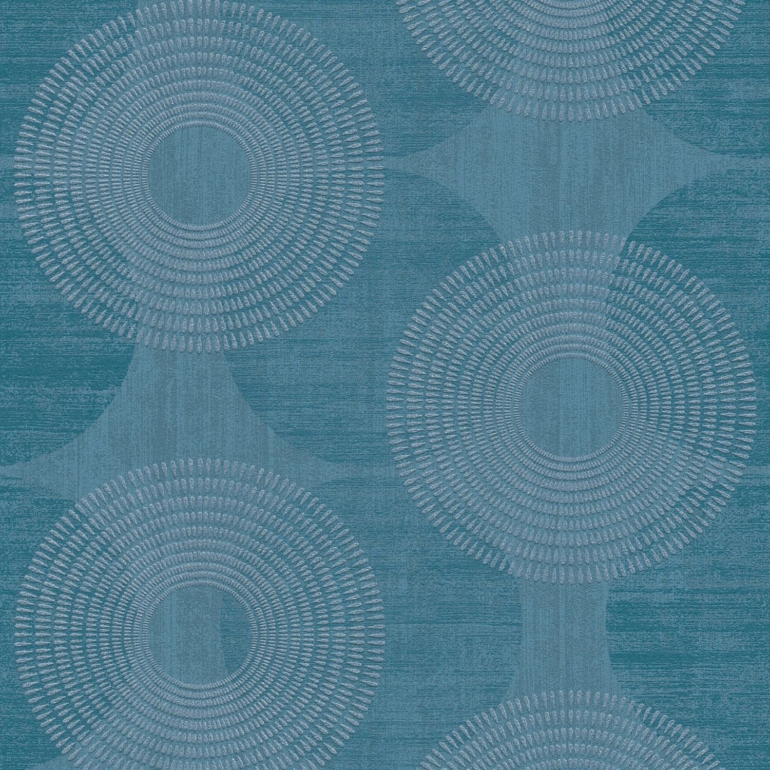 PROFHOME 378325-GU Grafik Tapete Geometrisch dezent schimmernd Blau 0,53 m günstig online kaufen