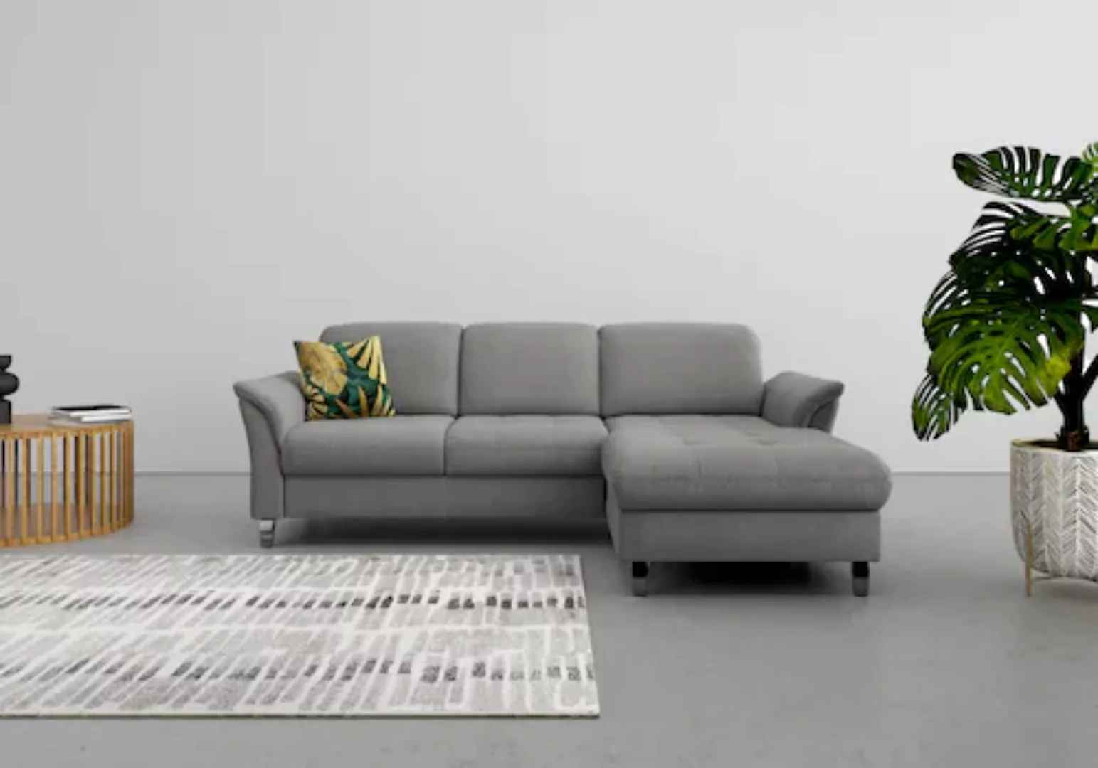 sit&more Ecksofa »Maggiore L-Form«, wahlweise mit Kopfteilverstellung, Bett günstig online kaufen