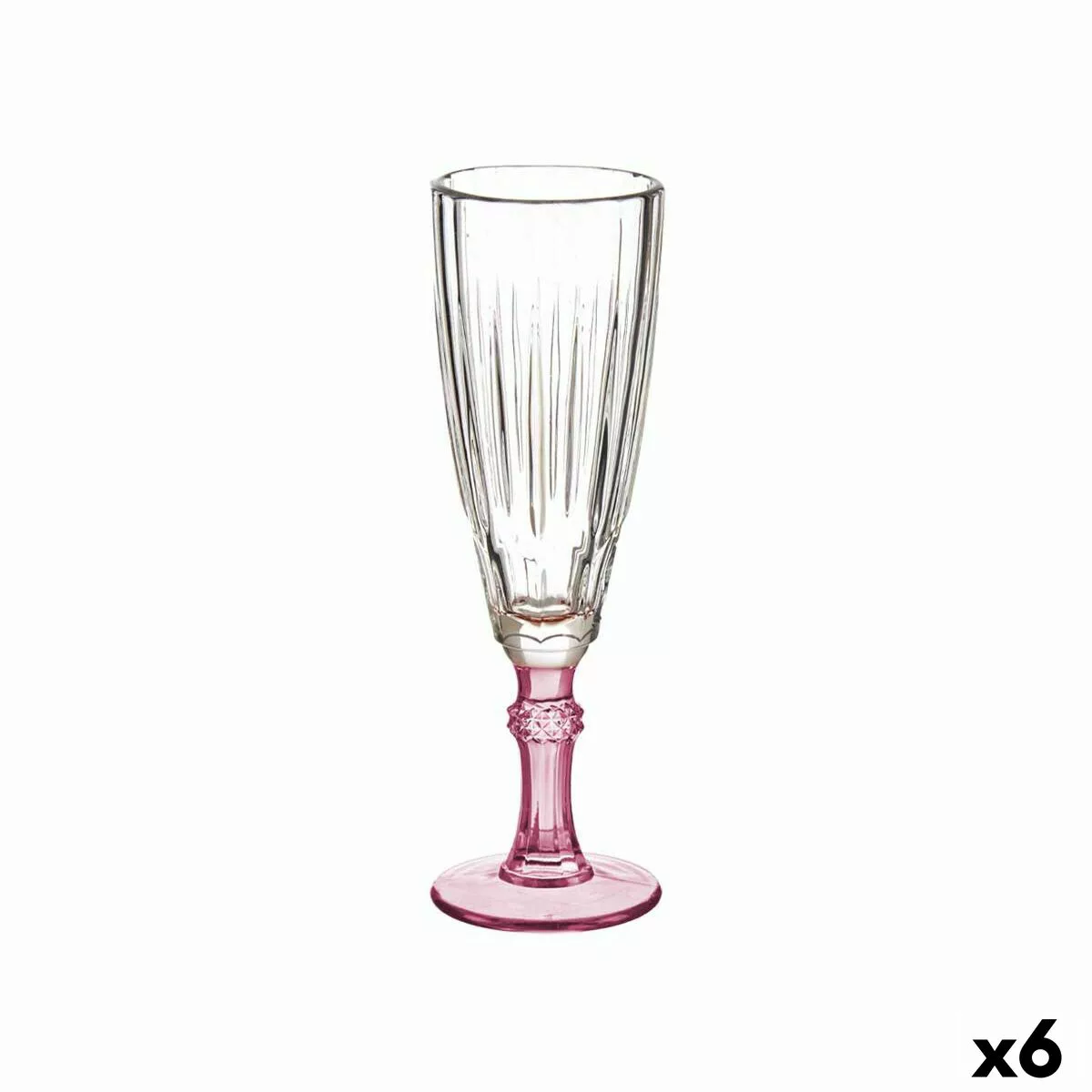 Champagnerglas Kristall Rosa 6 Stück (170 Ml) günstig online kaufen