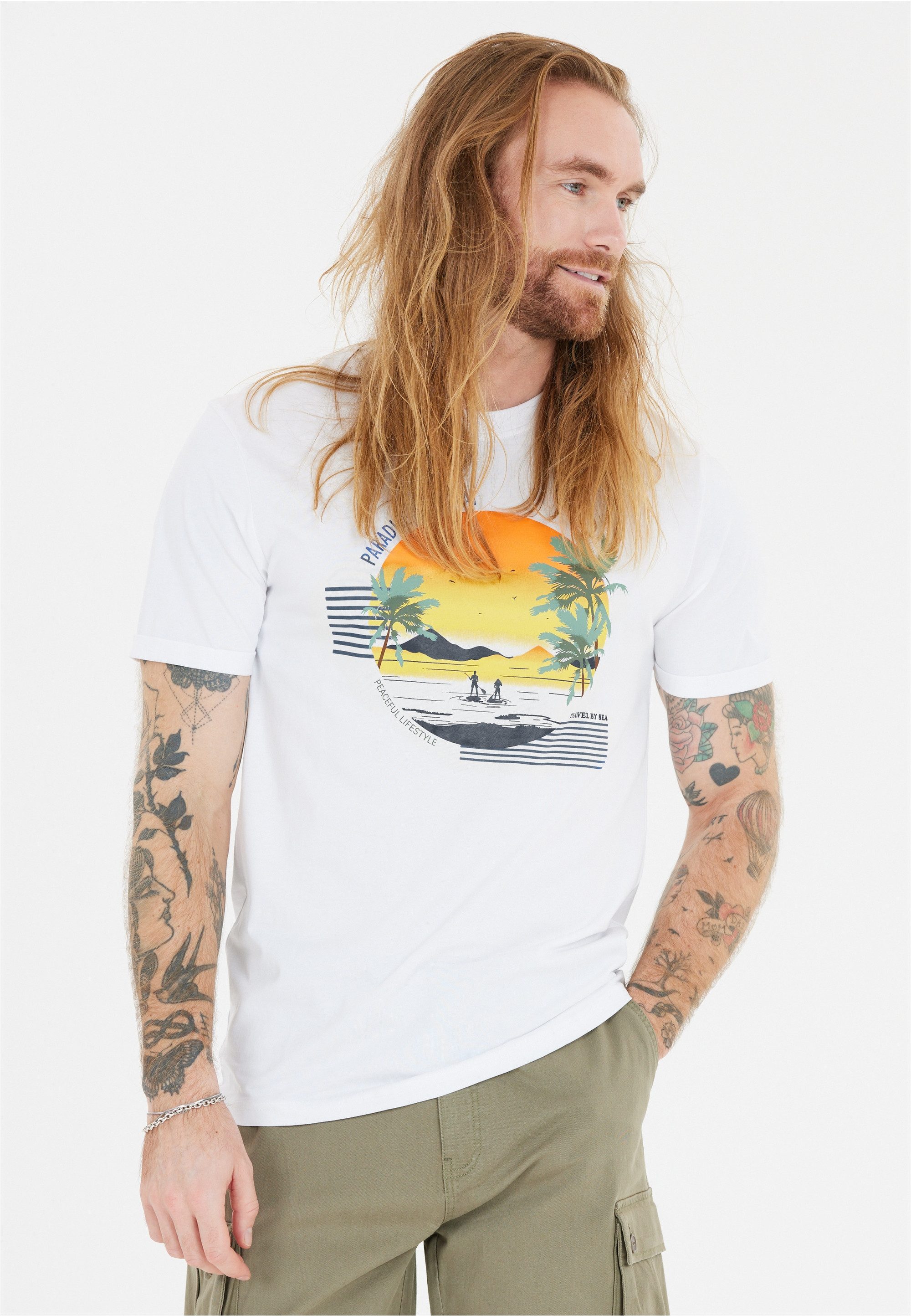 CRUZ Funktionsshirt "Flair", mit modischem Print für einen lässigen Look günstig online kaufen
