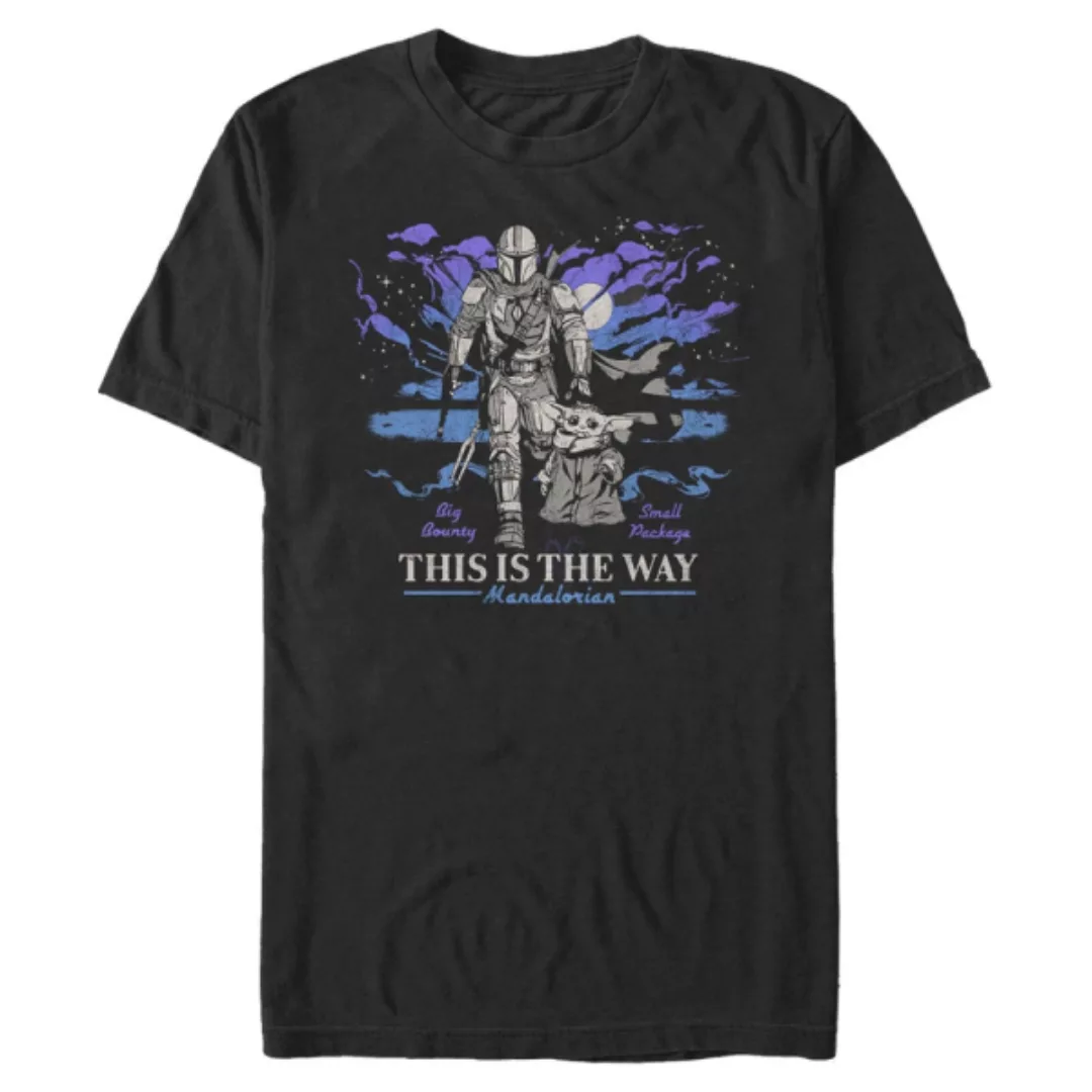 Star Wars - The Mandalorian - Mandalorian & the Child Galaxy - Männer T-Shi günstig online kaufen
