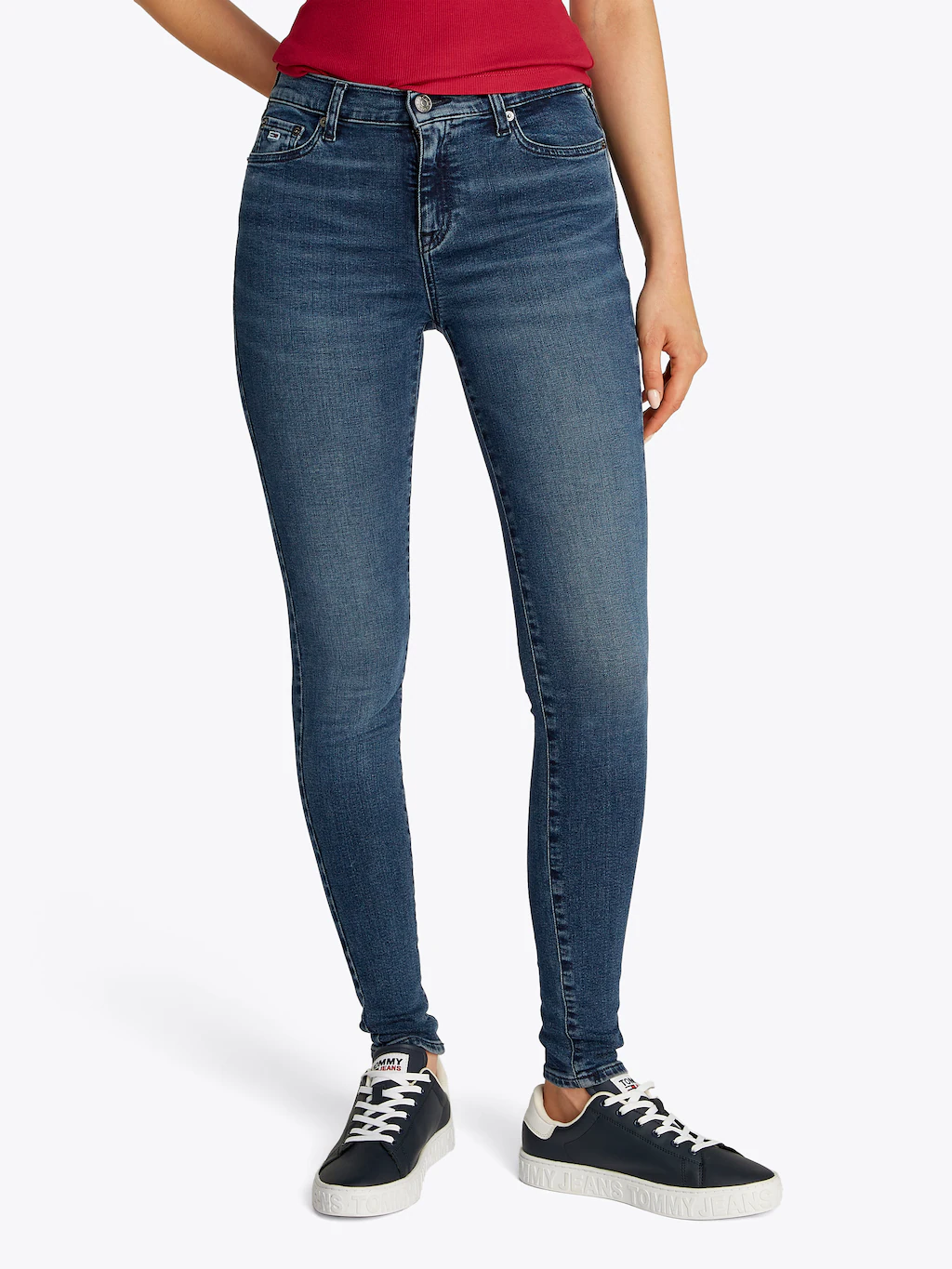 Tommy Jeans Skinny-fit-Jeans "Nora Mid Rise Skinny Fit", mit Waschung, mit günstig online kaufen