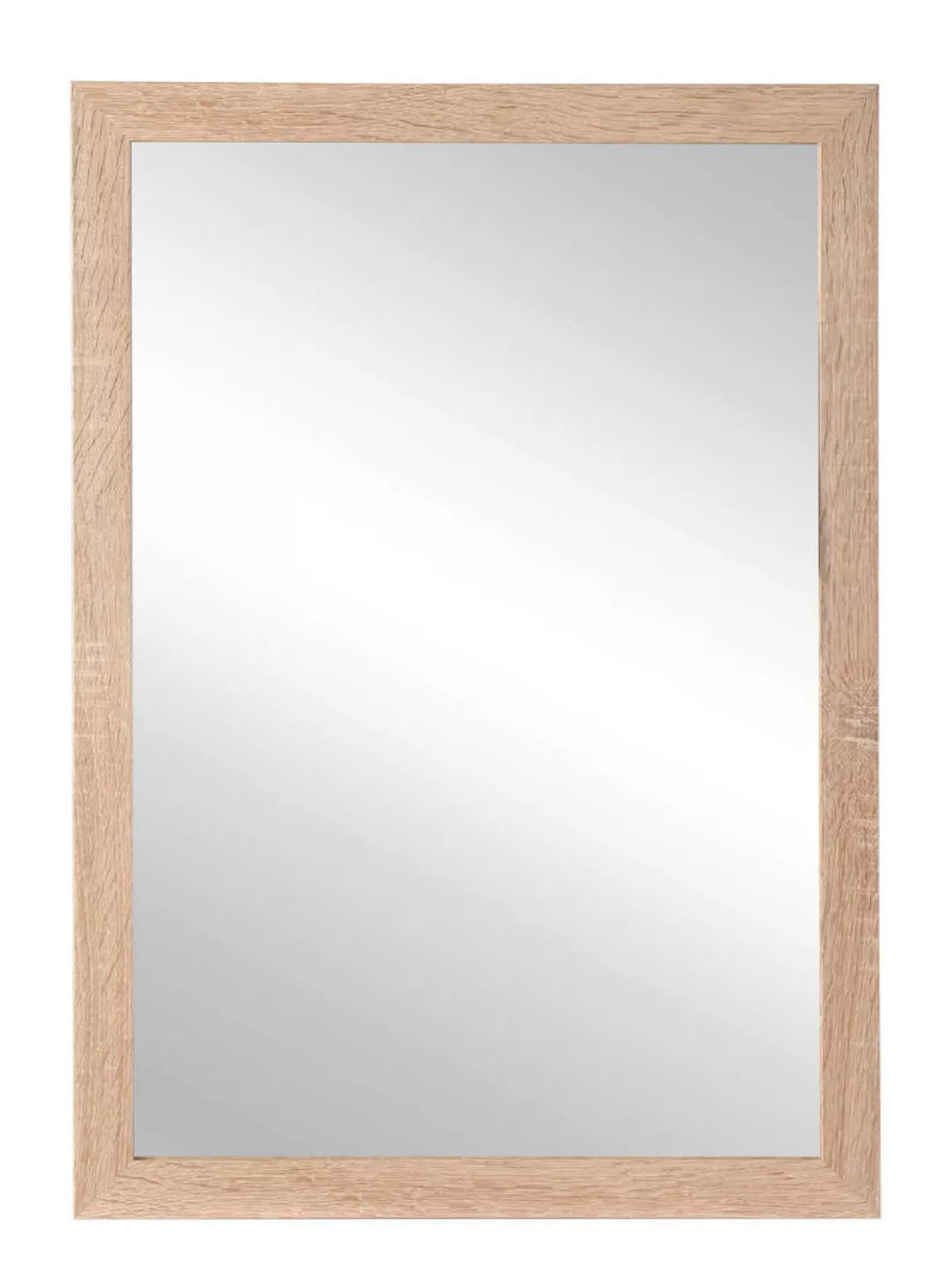 Rahmenspiegel - holzfarben - 46 cm - 68 cm - Sconto günstig online kaufen