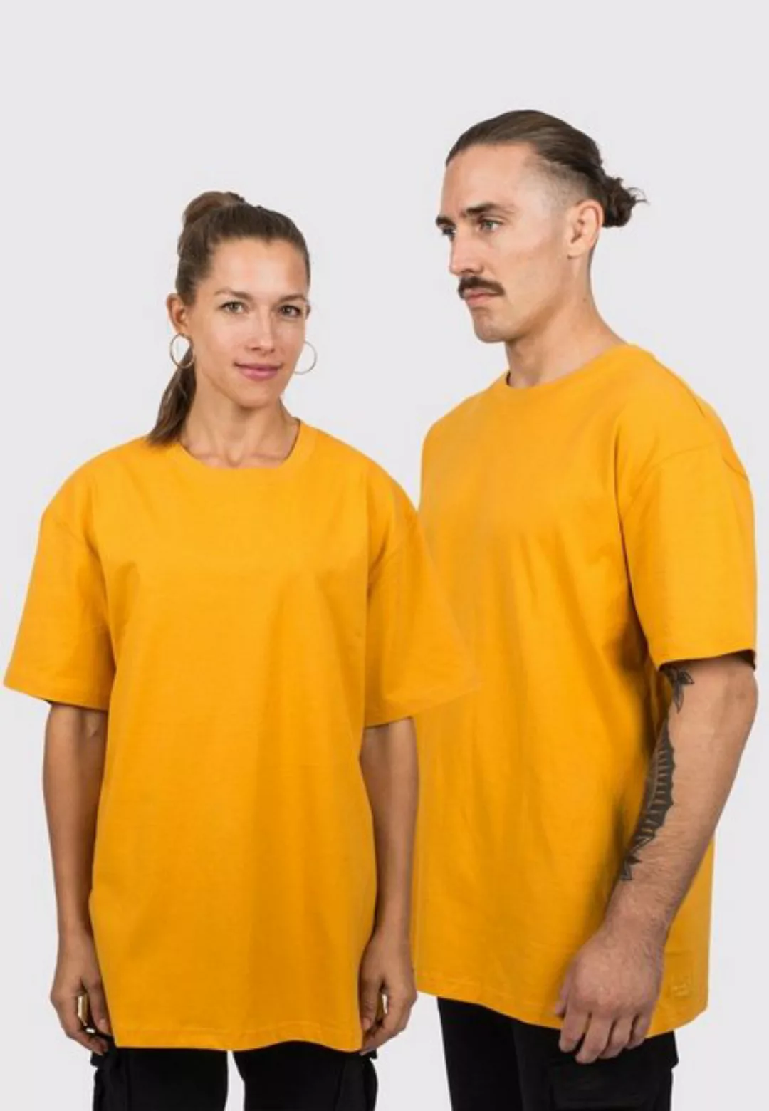 Blackskies T-Shirt Oversized T-Shirt - Senfgelb Large günstig online kaufen