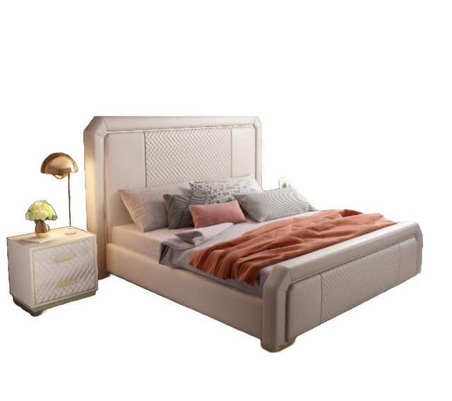 JVmoebel Bett, Designer Doppelbett Bett Hotel Luxus Schlafzimmer 180x200cm günstig online kaufen