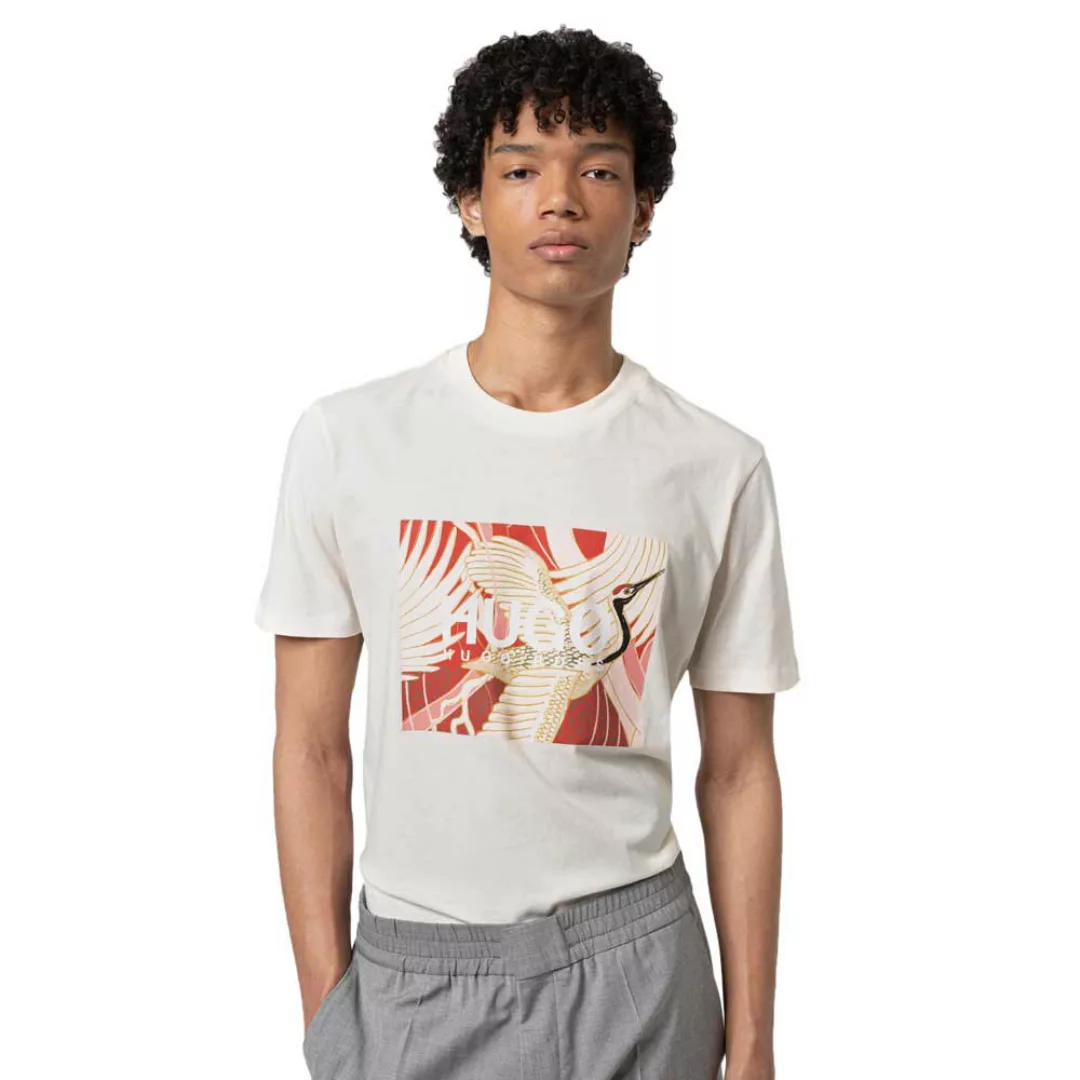 Hugo Dolive Kurzärmeliges T-shirt 2XL Natural günstig online kaufen