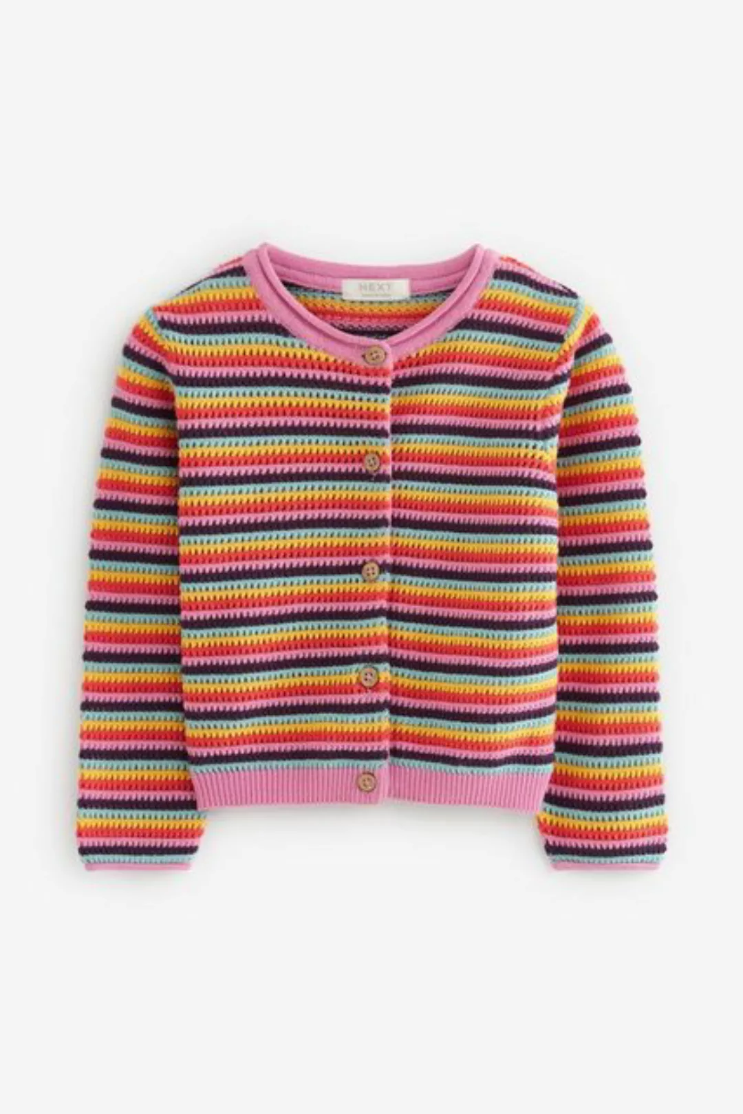 Next Strickjacke Strickjacke mit Regenbogen (1-tlg) günstig online kaufen