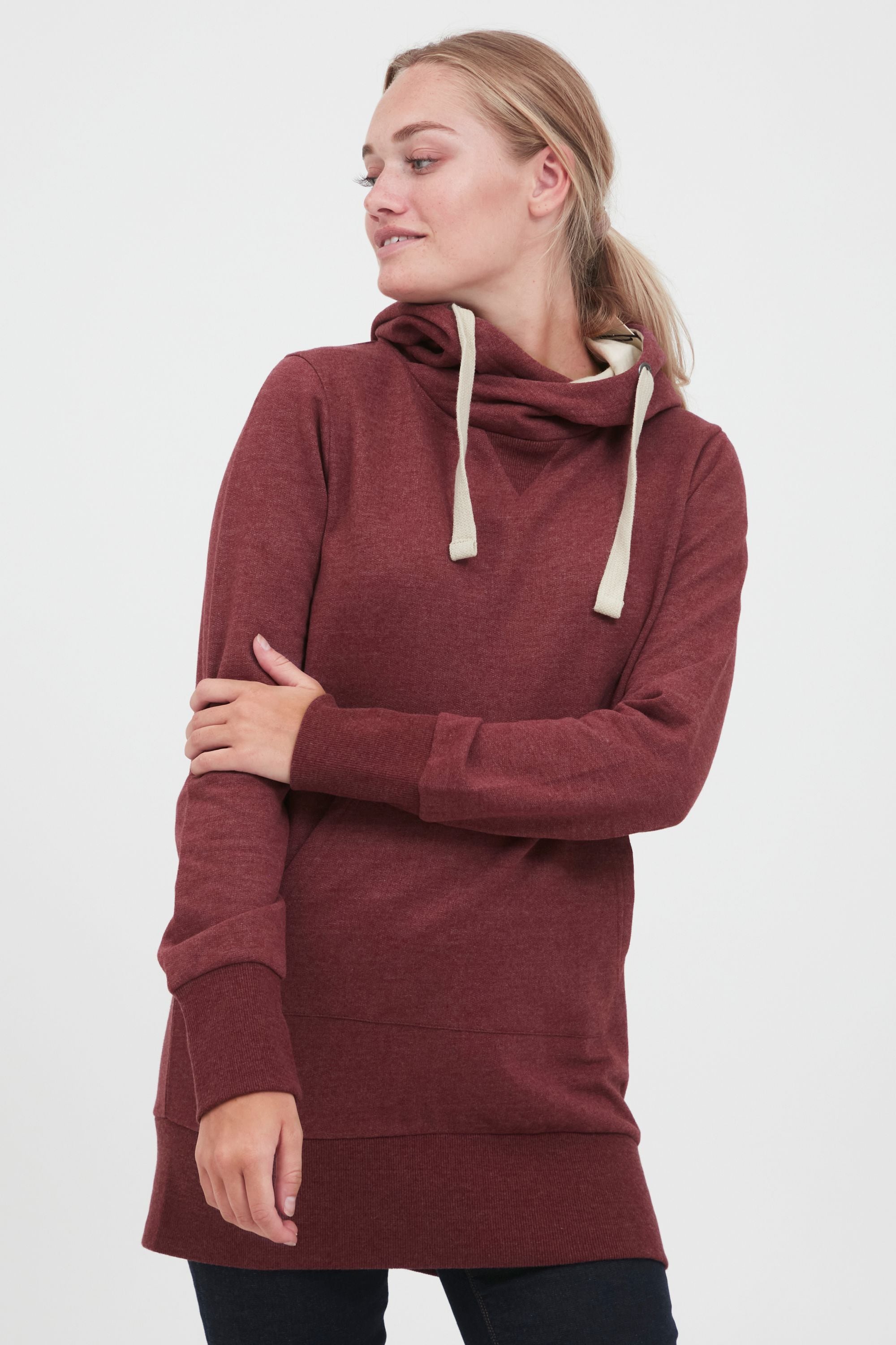 OXMO Kapuzensweatshirt OXJenny lang geschnittenes Kapuzensweatshirt günstig online kaufen